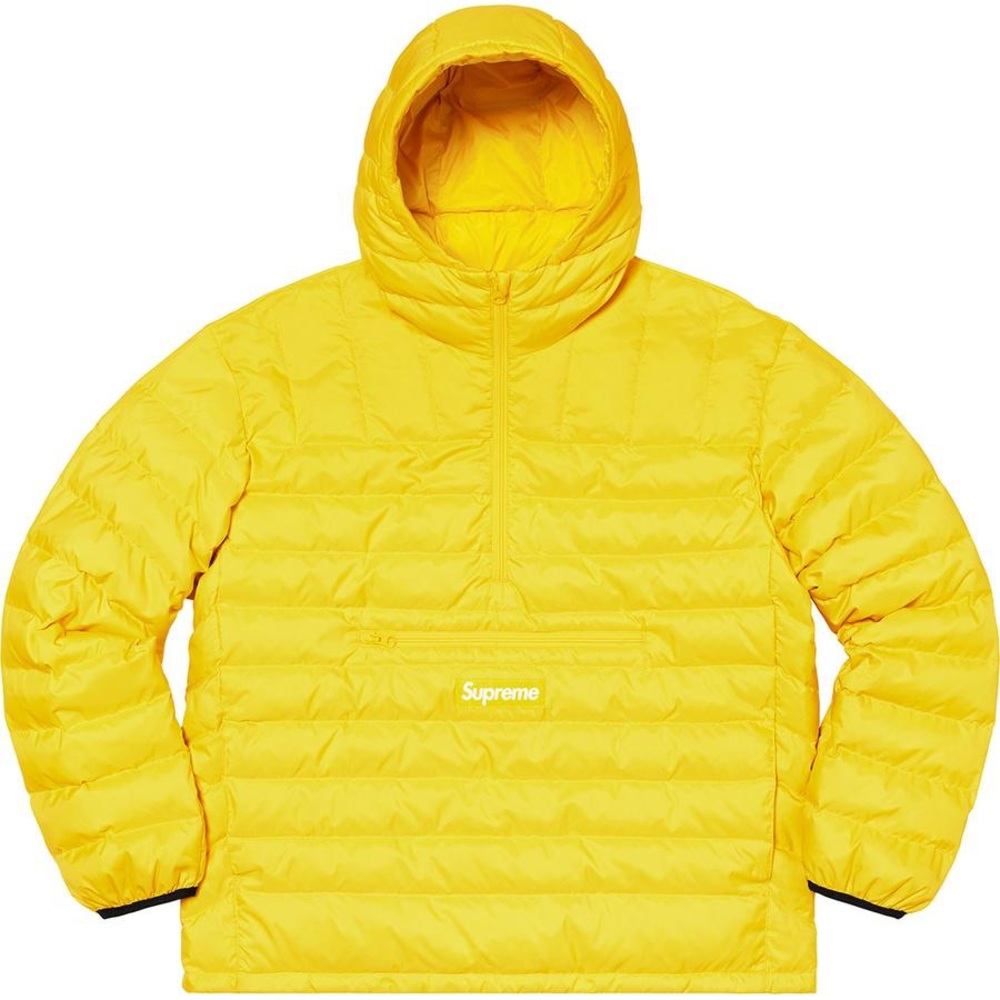 Supreme FW20 Micro Down Half Zip Pullover (Acid Yellow, XL) – Brand New